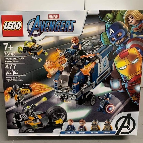 lego avengers truck